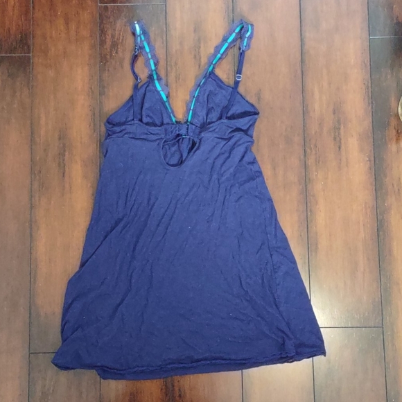 La Senza Blue Baby Doll Night Gown w Teal Ribbon - Picture 4 of 5